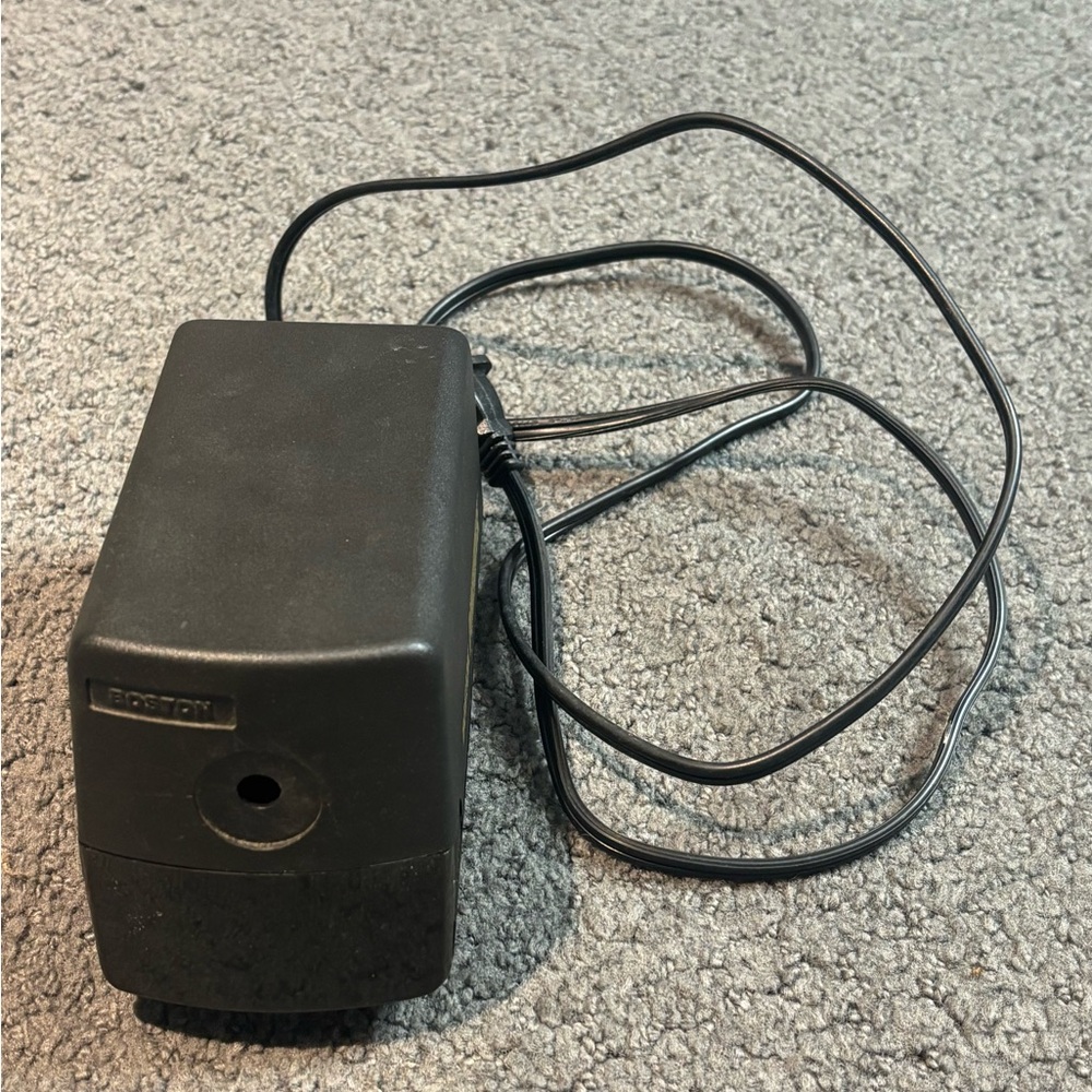 Boston Powerhouse Model 19 Electric Pencil Sharpener Made in USA Black